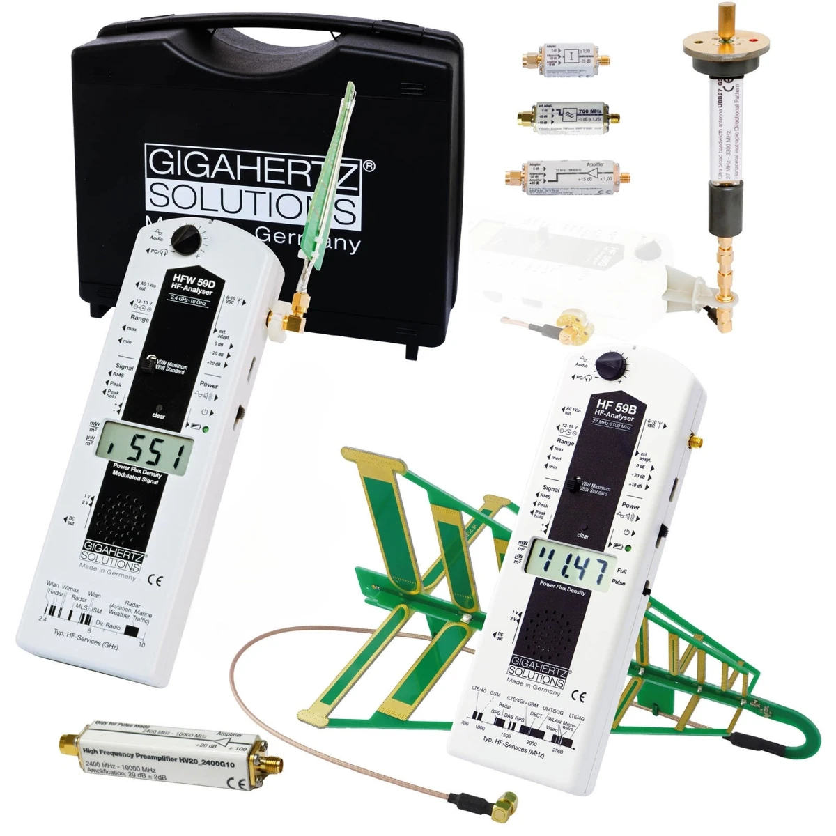 HF59B and HF59D spectrum analysers for EMF assessment